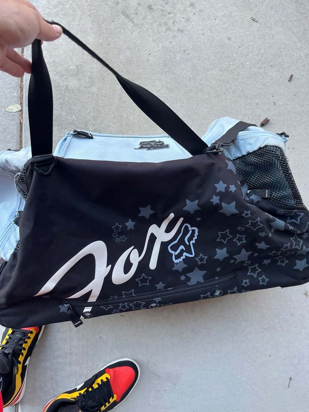 Fox Racing Rolling Gear Duffle Bag with Extended Handle
